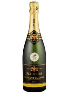 Вино Ігристе  Cremant D`alsace Fleischer Medaille AOP  Біле брют 12%  0.75л