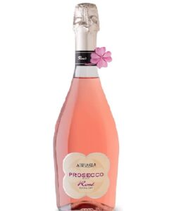 Вино ігристе Abbazia Prosecco ROSE Spumante DOC extra dry, 11%, 0,75