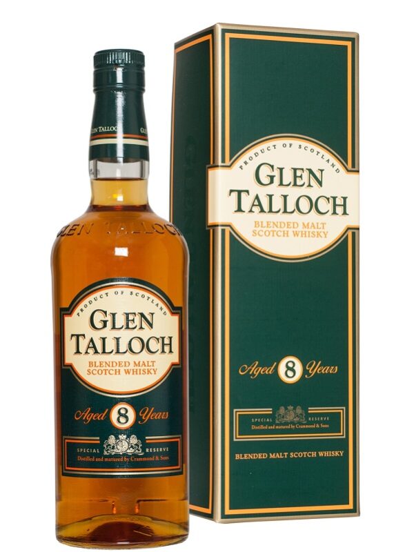 Віскі Глен Таллох Малт / Glen Talloch Malt 8yo 40% 0,7л