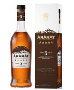 Бренді Арарат 5* 40% 0.5л