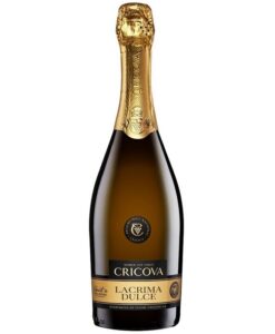 Вино ігристе Cricova Lacrima Dulce біле напівсухе 10% 0,75