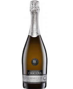Вино ігристе Cricova Crisecco біле брют 12.5% 0,75 л