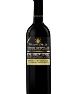 Вино Teliani Valley Saperavi Unfiltered. червоне сухе 13% 0,75