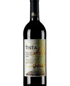 Вино Villa Tinta Одеський Чорний червоне  сухе 13%, 0,75 л.